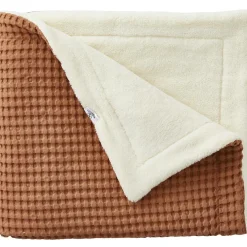 Best BB & Co Couverture polaire en coton gaufré Cassonade (75 x 120 cm)