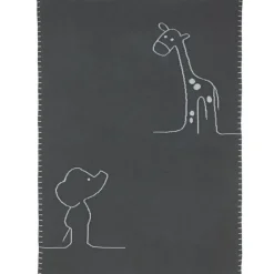 Couverture réversible en coton Luna & Axel (75 x 100 cm)|Nattou Clearance