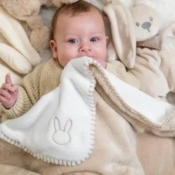 Clearance Nattou Couverture Supersoft Wavy Sable (75 x 100 cm)