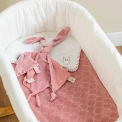 Couverture Supersoft Wavy Vieux Rose (75 x 100 cm)|Nattou Clearance