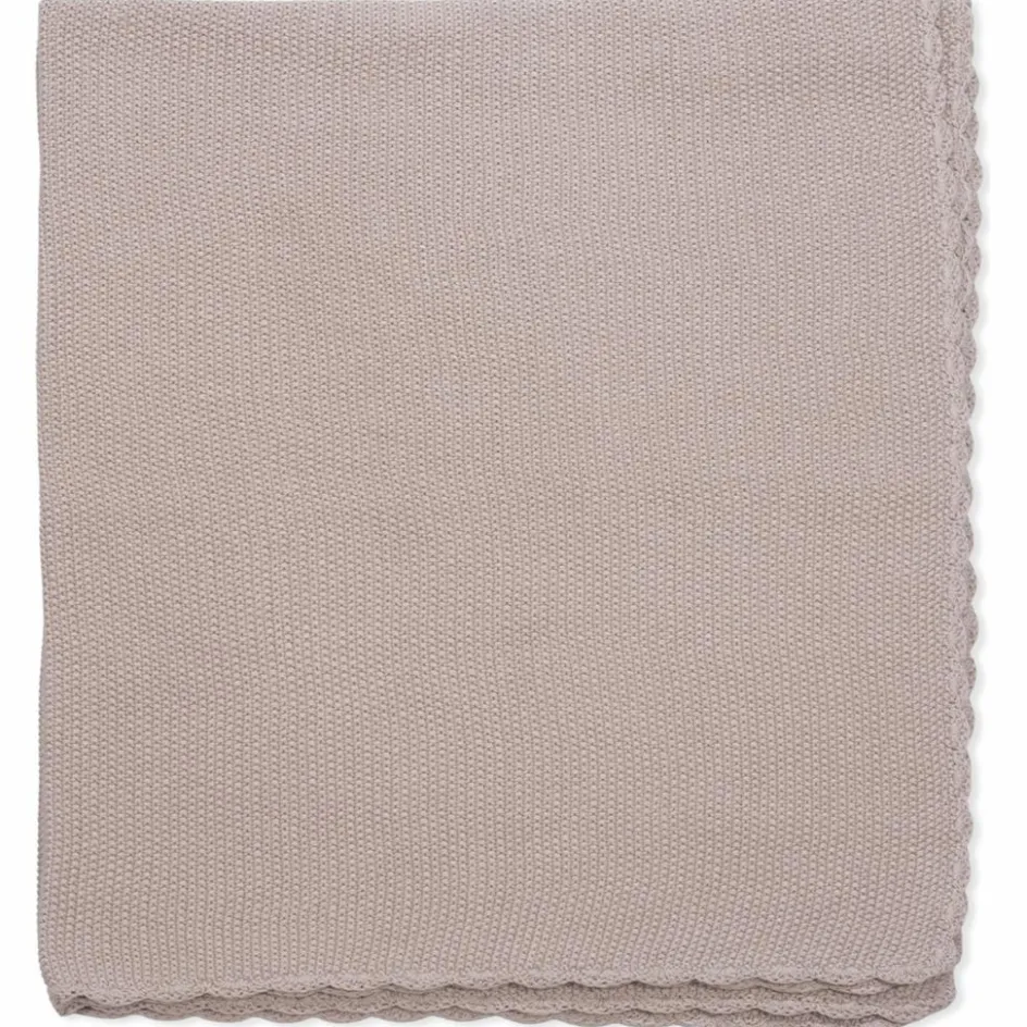Couverture tricot bébé rose (75 x 100 cm)|Pasito a pasito Sale