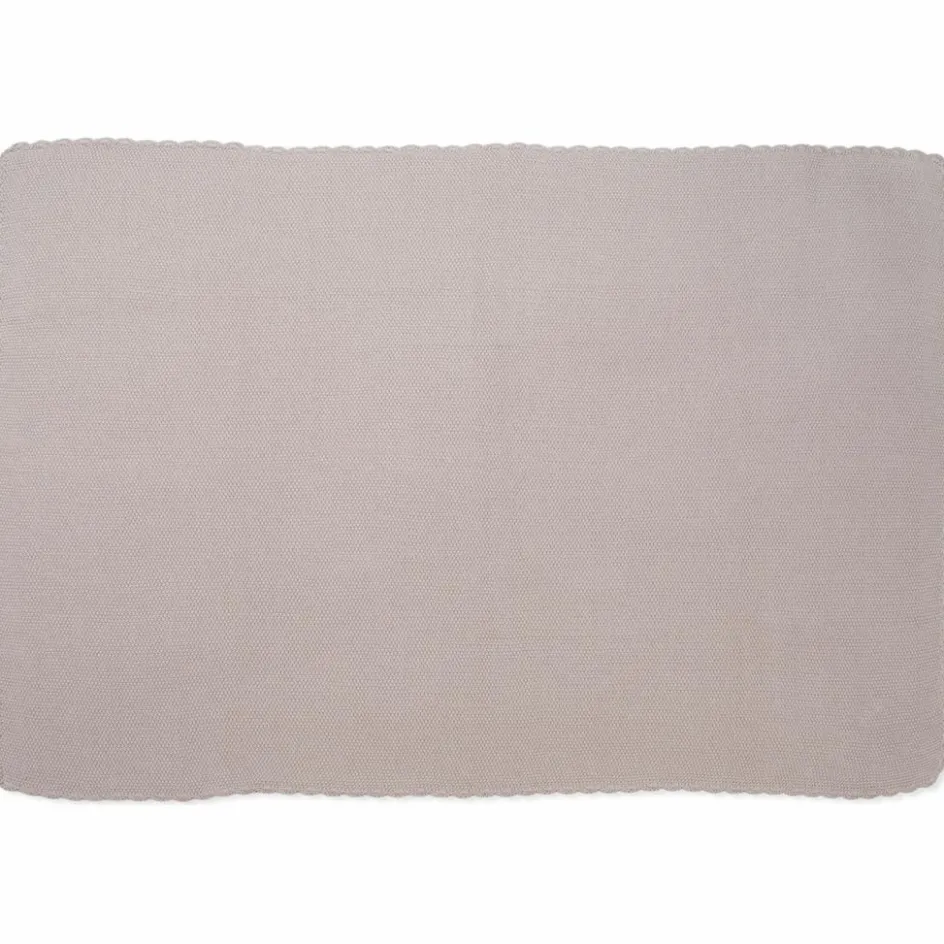 Couverture tricot bébé rose (75 x 100 cm)|Pasito a pasito Sale