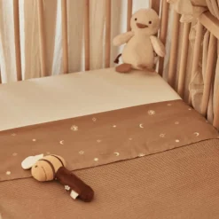 Outlet Jollein Couverture tricotée Basic Knit Biscuit (75 x 100 cm)