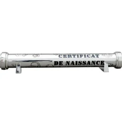 Clearance Daniel Crégut Écrin pour certificat de naissance (métal argenté)