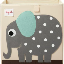 Cube de rangement en tissu Eléphant|3 sprouts Clearance