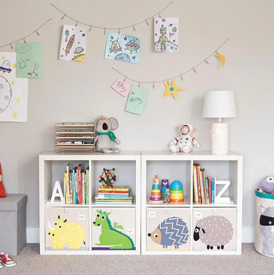 Cube de rangement en tissu Mouton|3 sprouts Online