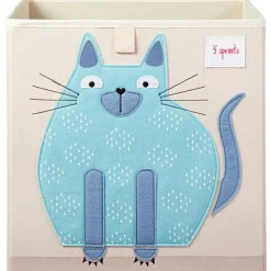 Cube de rangement en tissu Chat|3 sprouts Outlet
