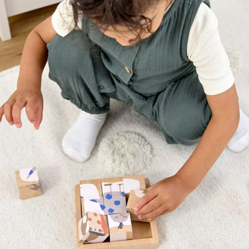 Cube Puzzle en bois Little Mateys|Lässig Online