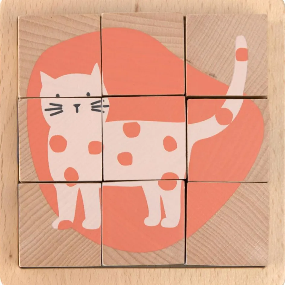 Cube Puzzle en bois Little Mateys|Lässig Online