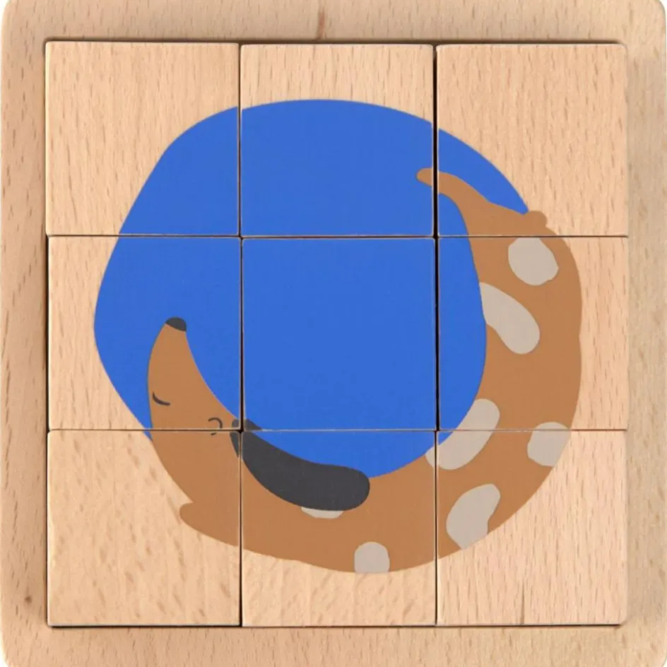Cube Puzzle en bois Little Mateys|Lässig Online