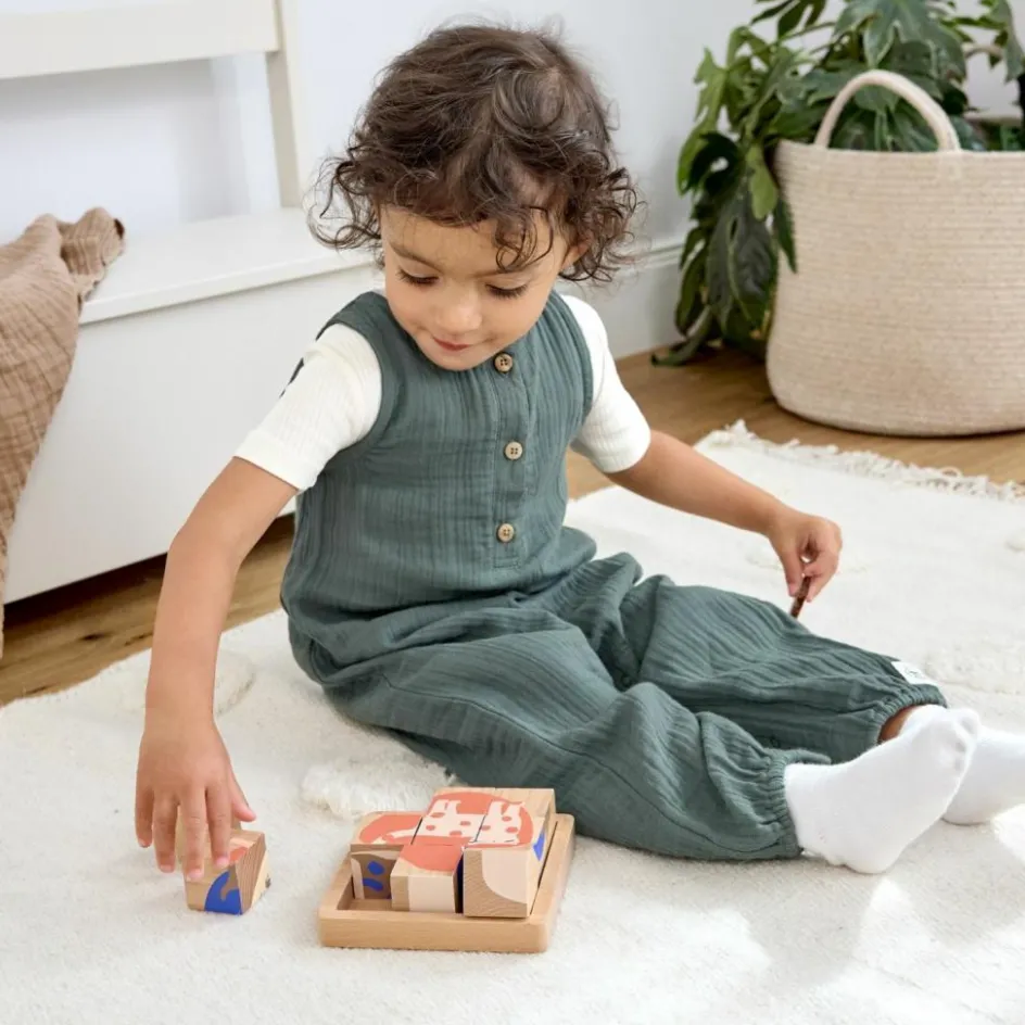 Cube Puzzle en bois Little Mateys|Lässig Online