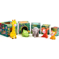 Cubes à empiler Maxi Topani jungle|Djeco Online