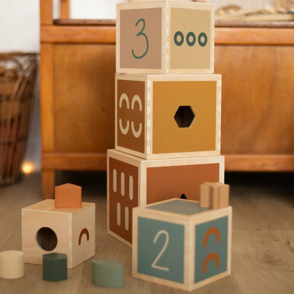 Cubes empilables en bois|Trois Kilos Sept Hot