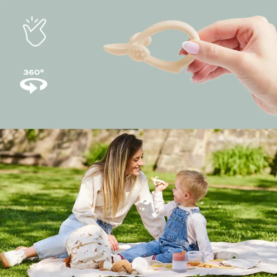 Discount Babymoov Cuillère de dentition 2 en 1 Beige