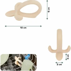 Discount Babymoov Cuillère de dentition 2 en 1 Beige