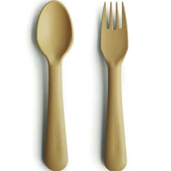 Cuillère et fourchette Mosterd|Mushie Clearance