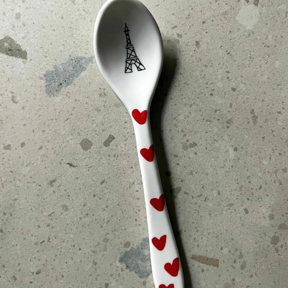 Cuillère paris picto cœurs|Petit Jour Paris Clearance