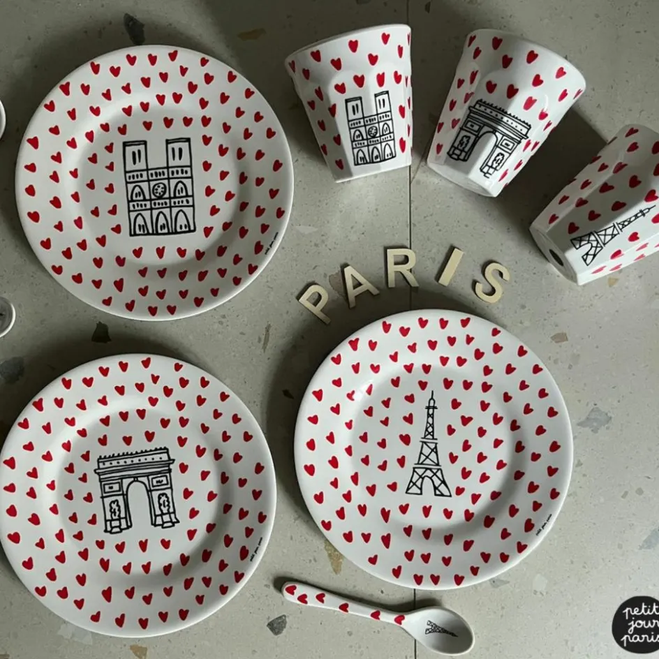 Cuillère paris picto cœurs|Petit Jour Paris Clearance
