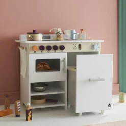Cuisine avec lave-vaisselle Kid's Hub blanche|Kid's Concept Best