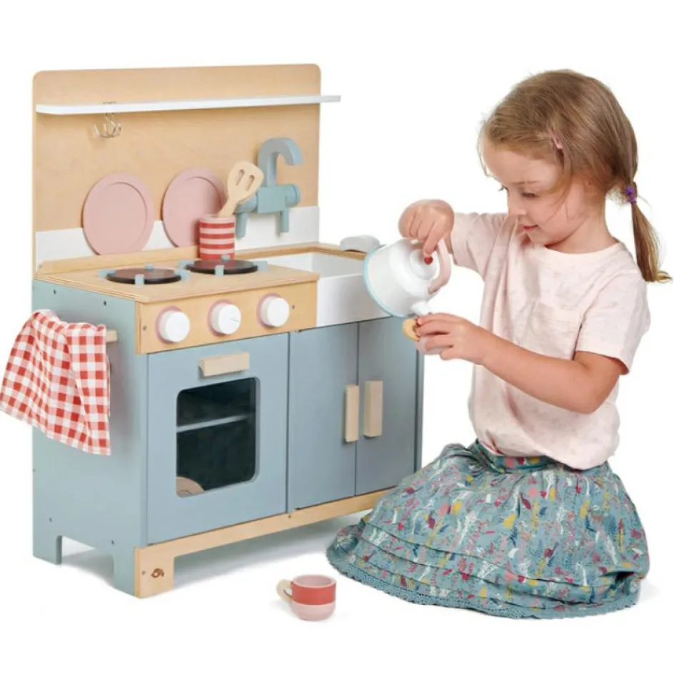 Hot Tender Leaf Cuisinette enfant en bois