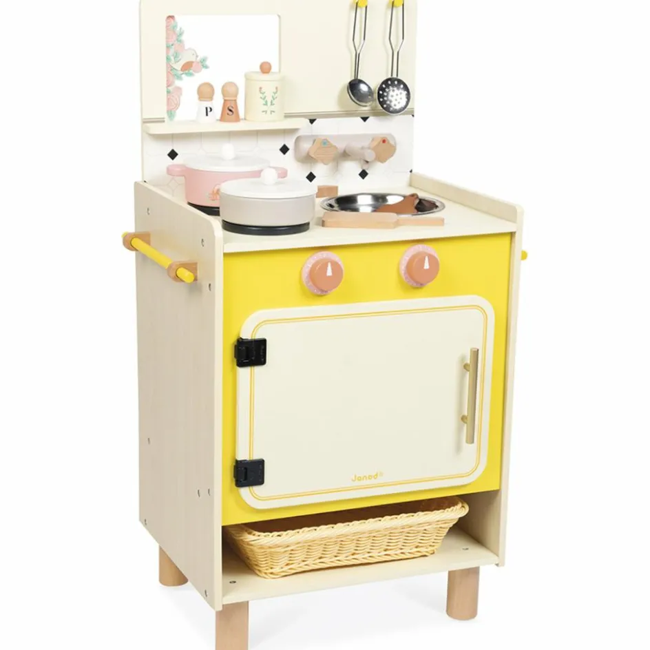 Online Janod Cuisinière en bois Mamie Soleil (11 pièces)