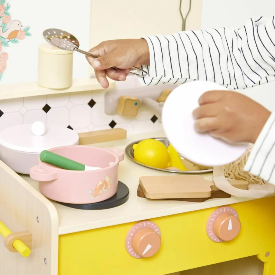 Online Janod Cuisinière en bois Mamie Soleil (11 pièces)