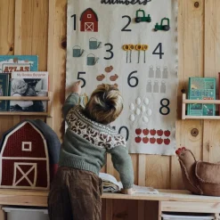 Lorena Canals Décoration murale à suspendre Numéros de ferme