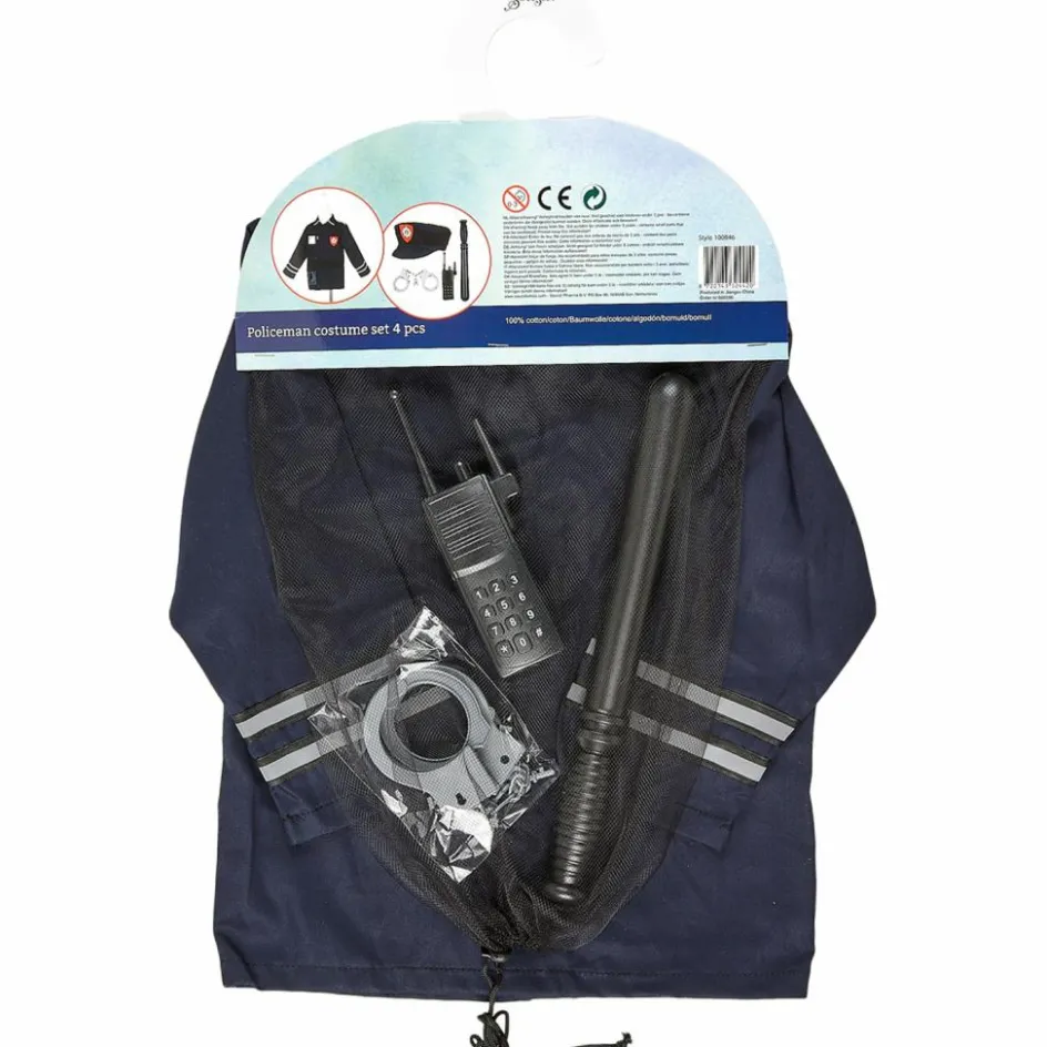 Souza For Kids Déguisement enfant set de policier + accessoires (4-7 ans)