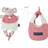 Doudou amusette 3 en 1 Souris Les petits futés|Doudou et Compagnie Outlet