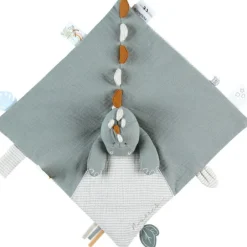 Noukie's Doudou attache sucette bio Stégi le stégosaure TSO