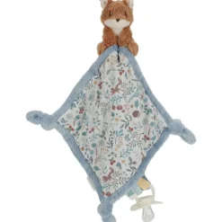 Doudou attache sucette carré renard Forest Friends|Little Dutch Best