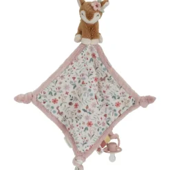 Doudou attache sucette carré faon Fairy Garden|Little Dutch Online