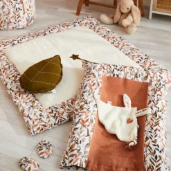 Online BB & Co Doudou attache sucette Caramel forest lapin petit cœur (35 x 25 cm)