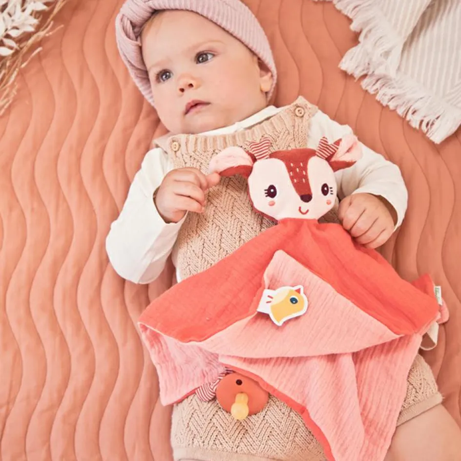 Clearance Lilliputiens Doudou attache sucette éco Stella (32 cm)