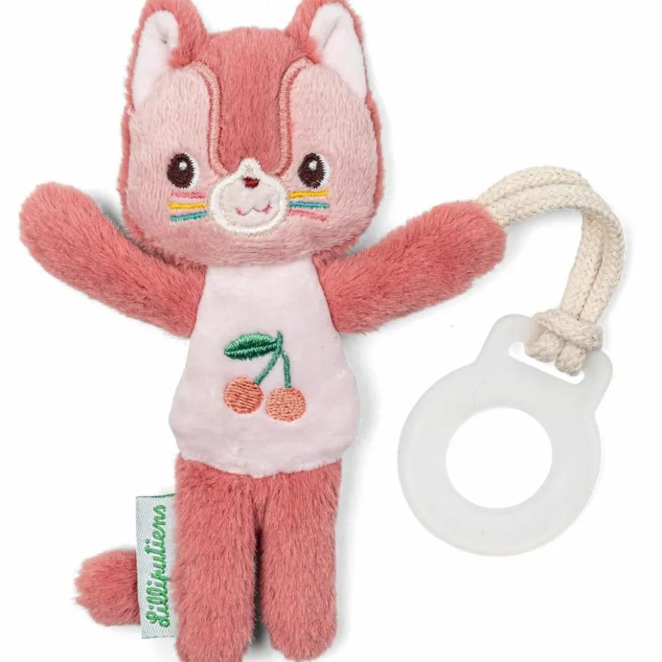 Doudou attache sucette Jeanne Mini ami de la nuit|Lilliputiens Outlet