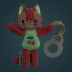 Doudou attache sucette Jeanne Mini ami de la nuit|Lilliputiens Outlet