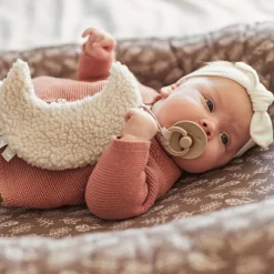 Doudou attache sucette Lune Nougat|Jollein Online