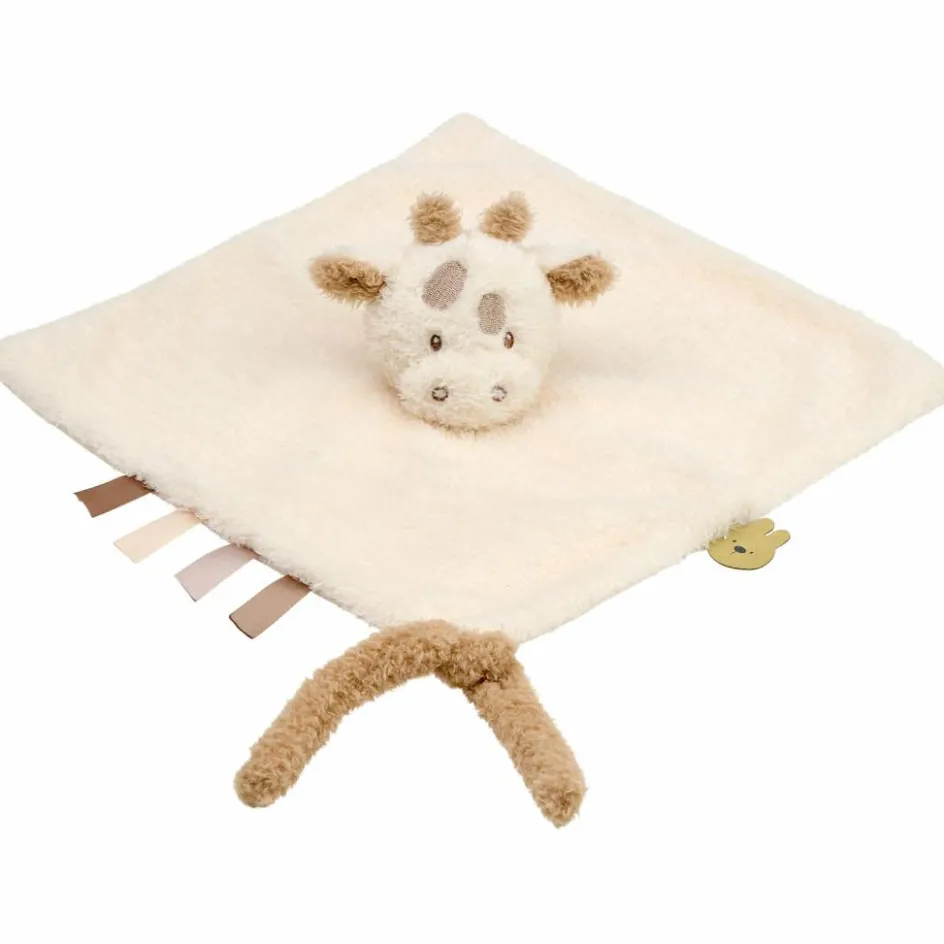 Outlet Nattou Doudou attache sucette Teddy Girafe Ecru