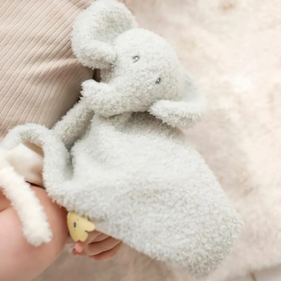 Sale Nattou Doudou attache sucette Teddy Eléphant Gris