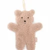 Doudou attache sucette Teddy Bear Wild Rose|Jollein Outlet
