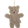 Doudou attache sucette Teddy Bear Olive Green|Jollein Discount