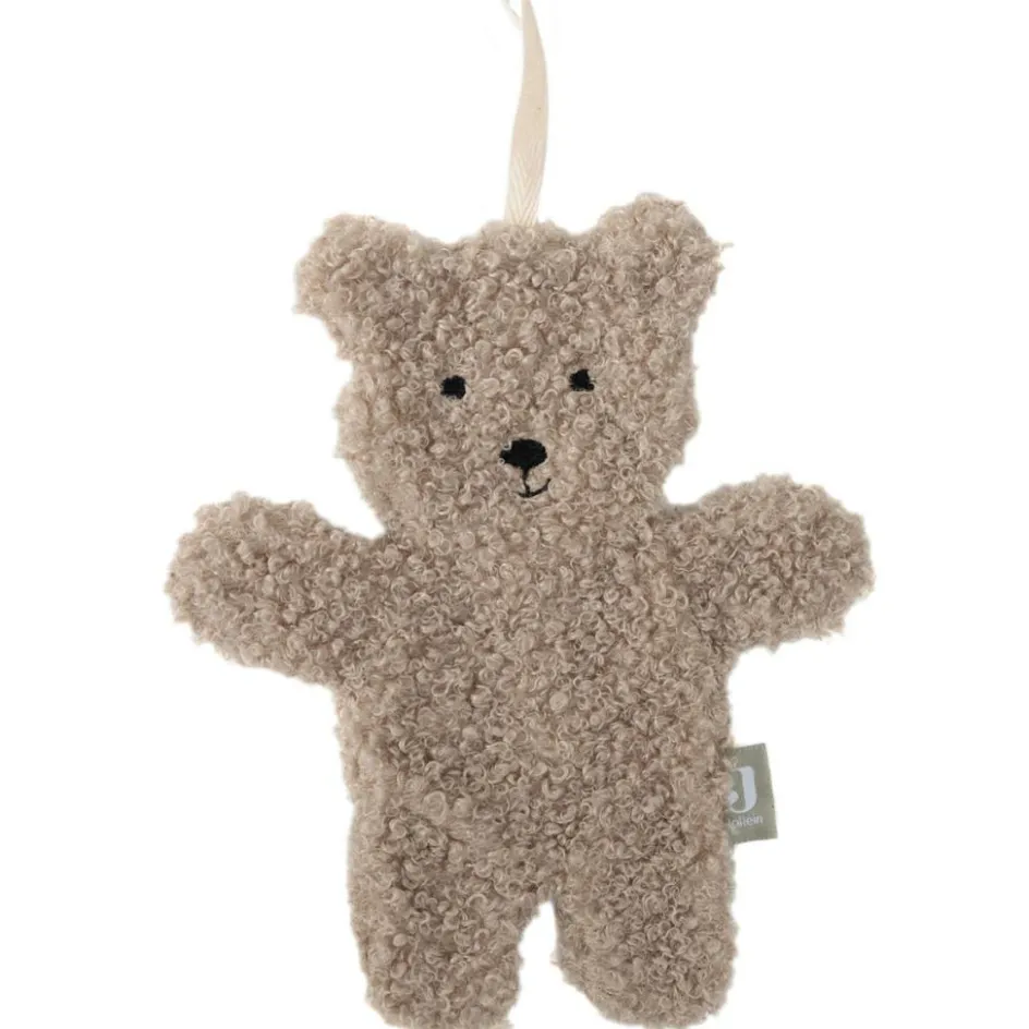 Doudou attache sucette Teddy Bear Olive Green|Jollein Discount