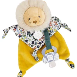 Doudou attache-sucette Boh'aime Lion (20 cm)|Doudou et Compagnie Clearance