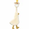 Doudou attache-tétine en gaze de coton Oie|Little Dutch