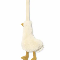 Doudou attache-tétine en gaze de coton Oie|Little Dutch