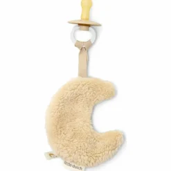 Doudou attache-tétine Lune Pure Soft Beige|Little Dutch Discount