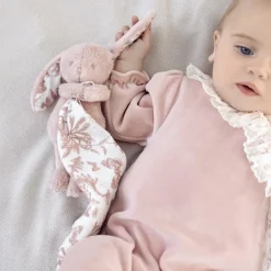 New Tartine et Chocolat Doudou Augustin le lapin rose