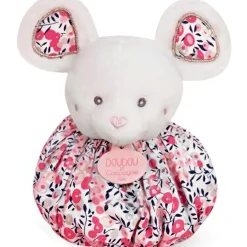 New Doudou et Compagnie Doudou boule 3 en 1 Souris Les petits futés