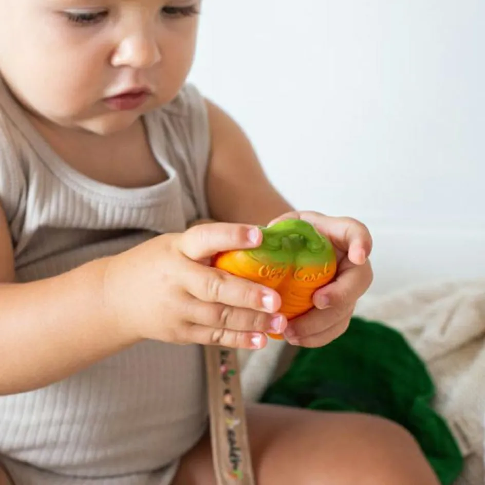 Hot Oli & Carol Doudou de dentition 2 en 1 Cathy la carotte