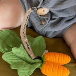 Hot Oli & Carol Doudou de dentition 2 en 1 Cathy la carotte